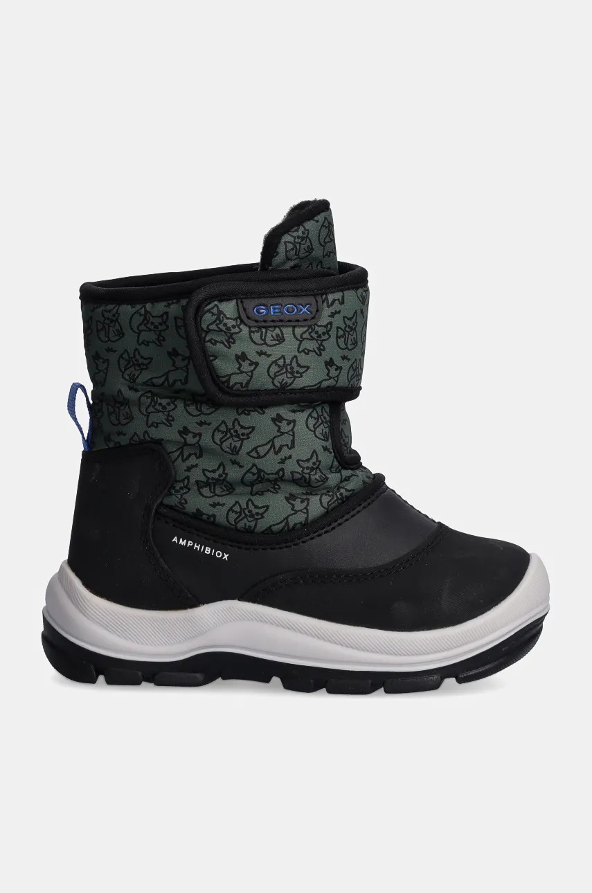 Дитячі чоботи Geox FLANFIL ABX колір зелений B263VE.0BCMN