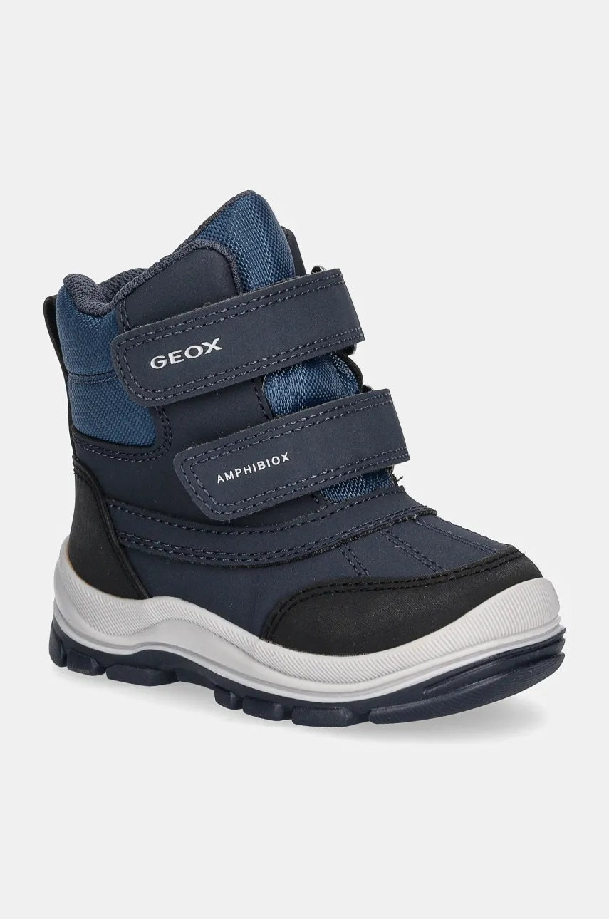 Geox cizme de iarnă pentru copii FLANFIL ABX culoarea albastru marin, B463VA.050FU Geox cizme de iarnă pentru copii FLANFIL ABX culoarea albastru marin, B463VA.050FU