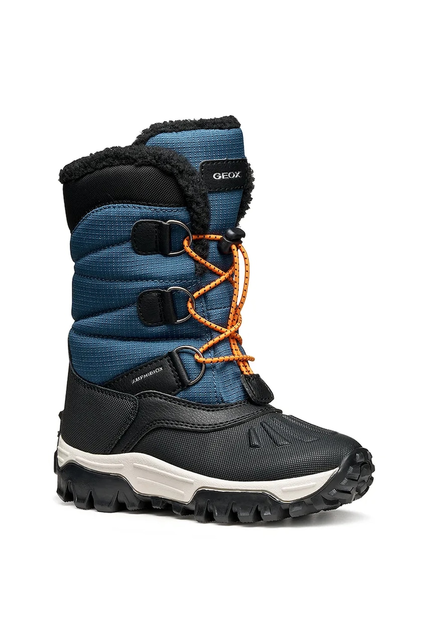 Geox cizme de iarnă copii HIMALAYA ABX culoarea negru, J46FRA.0FU50