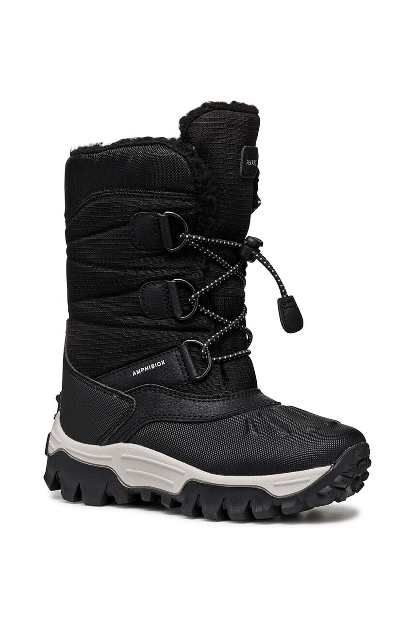 Geox cizme de iarnă copii HIMALAYA ABX culoarea negru, J46FRA.0FU50