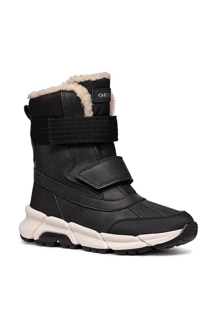 Geox cizme de iarna copii FLEXYPER PLUS culoarea negru, J46LCF.0MEFU