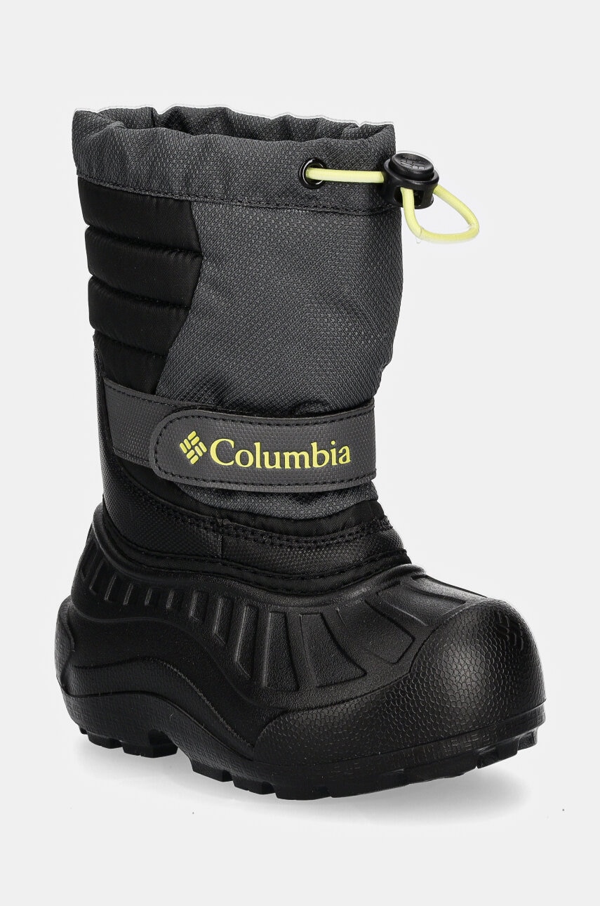 Columbia cizme de iarna copii POWDERBUG SNOWLITE culoarea negru, 2078922 Columbia cizme de iarna copii POWDERBUG SNOWLITE culoarea negru, 2078922