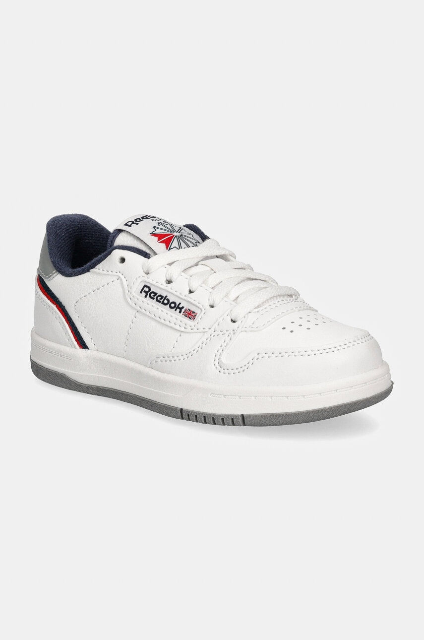 Reebok Classic teniși din piele copii PHASE COURT culoarea alb, 100208186