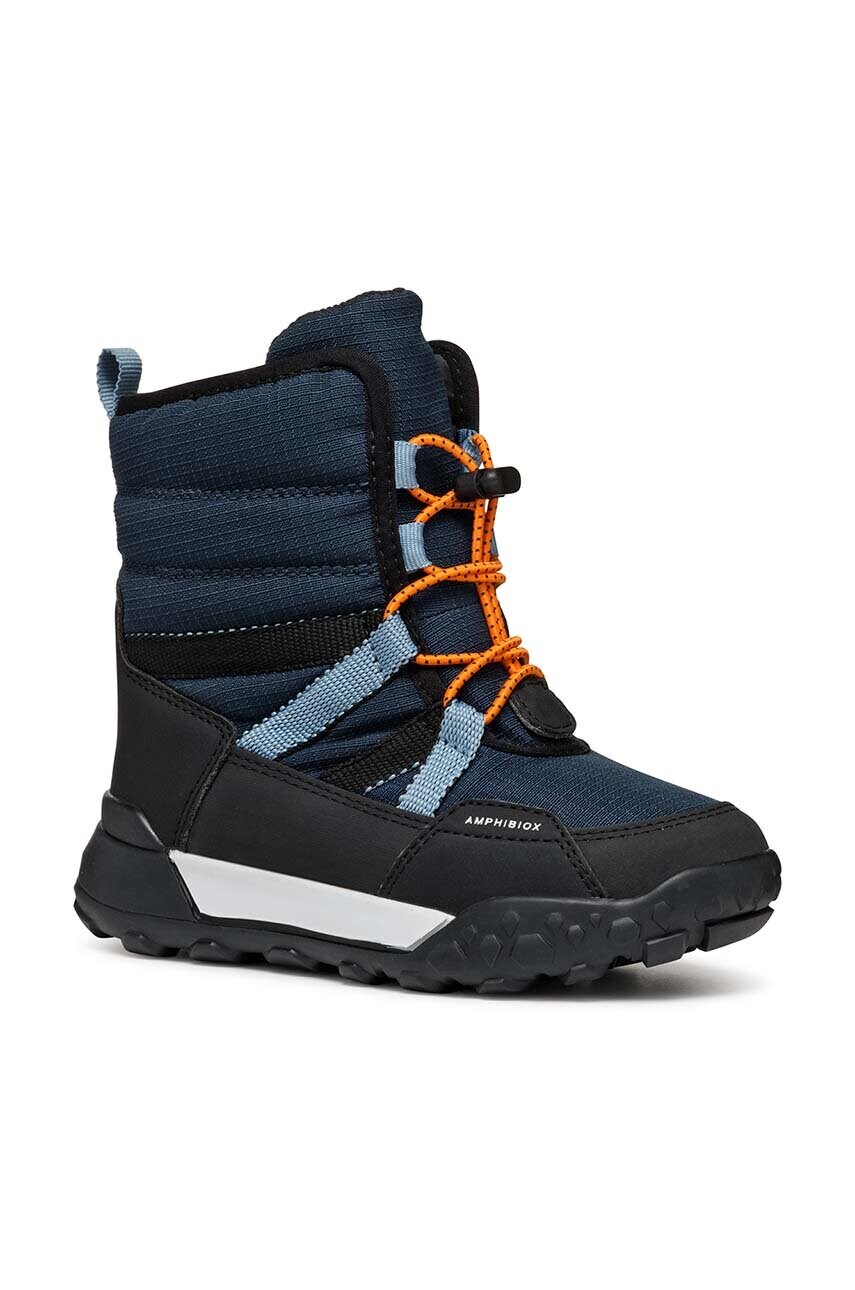 Geox cizme de iarna copii TREKKYUP ABX culoarea albastru marin, J46MBC.0FU50