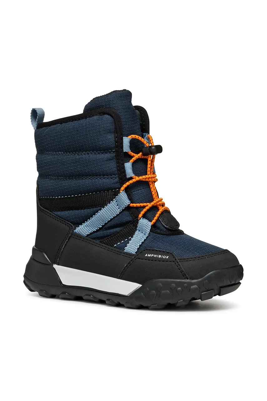 Geox cizme de iarna copii TREKKYUP ABX culoarea albastru marin, J46MBC.0FU50