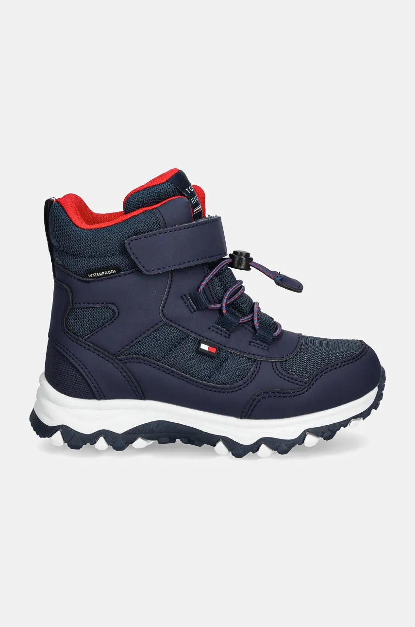 Детские ботинки Tommy Hilfiger цвет синий T1X5-33710 Детские ботинки Tommy Hilfiger цвет синий T1X5-33710