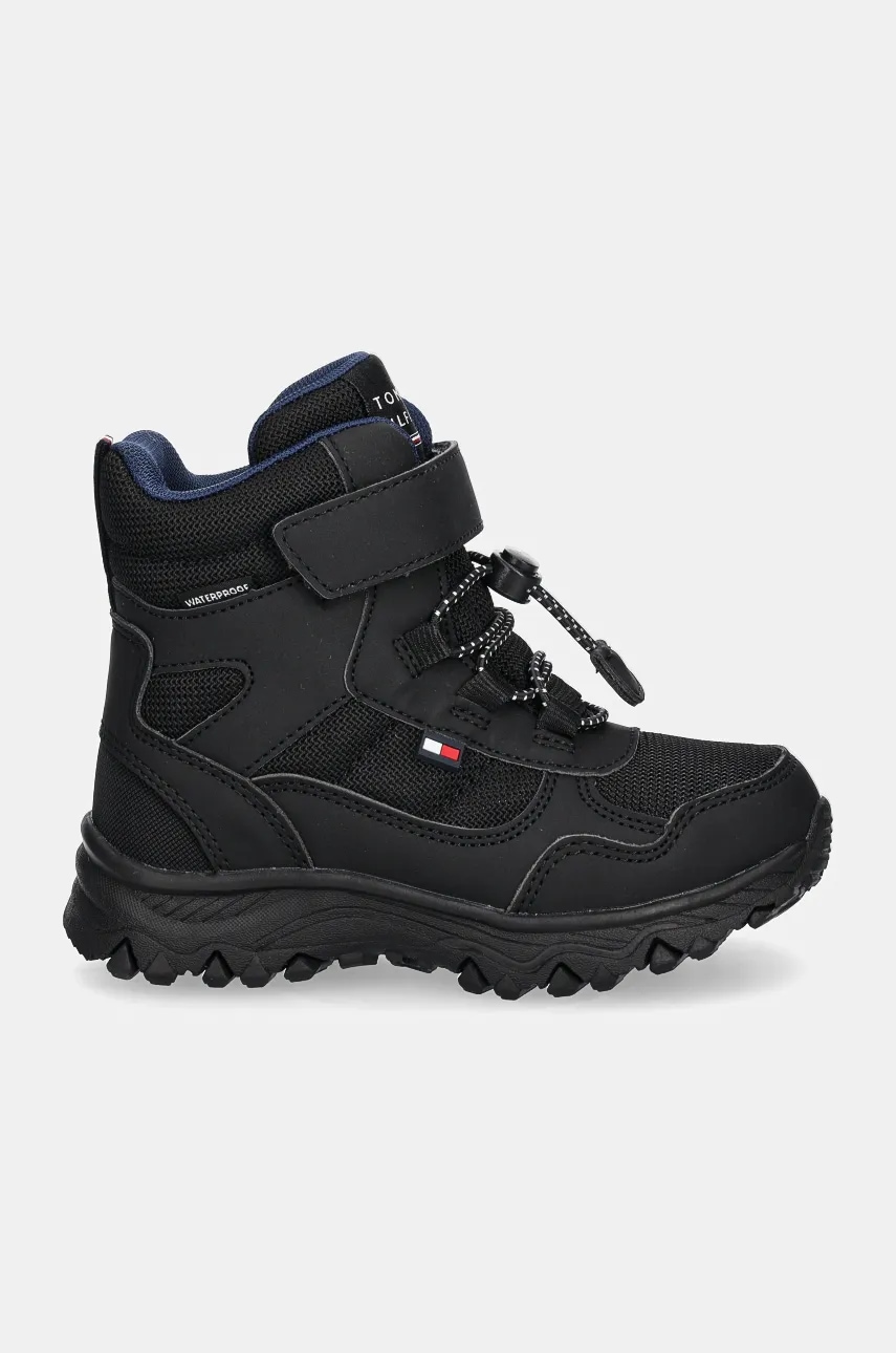 Детские ботинки Tommy Hilfiger цвет чёрный T1X5-33710 Детские ботинки Tommy Hilfiger цвет чёрный T1X5-33710