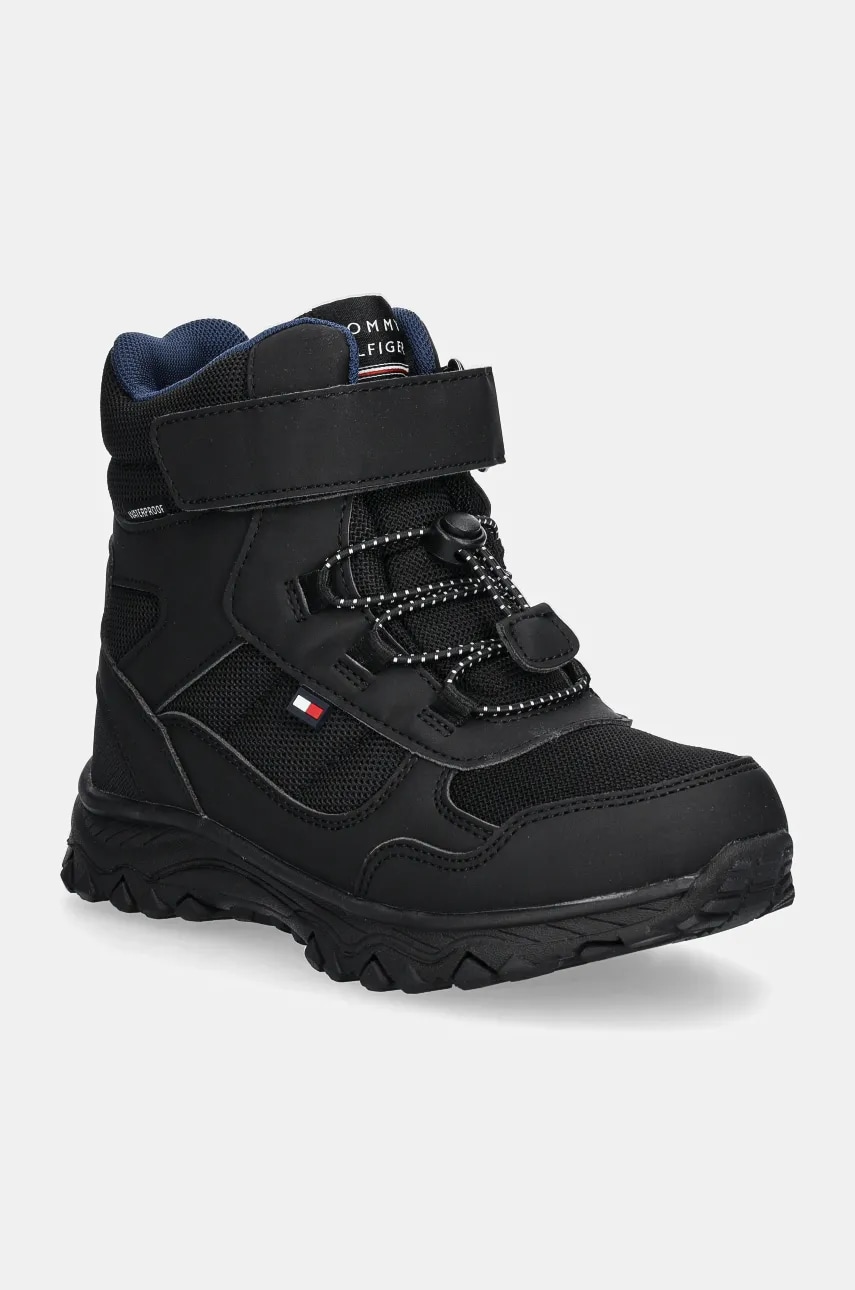 Levně Dětské zimní boty Tommy Hilfiger černá barva, T1X5-33710
