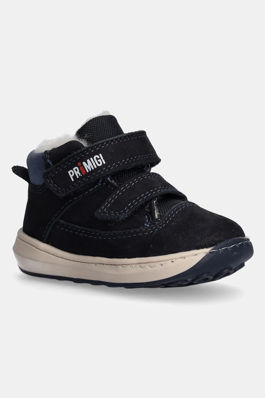 Primigi pantofi din piele intoarsa pentru copii culoarea albastru marin, PAF 69006 Primigi pantofi din piele intoarsa pentru copii culoarea albastru marin, PAF 69006
