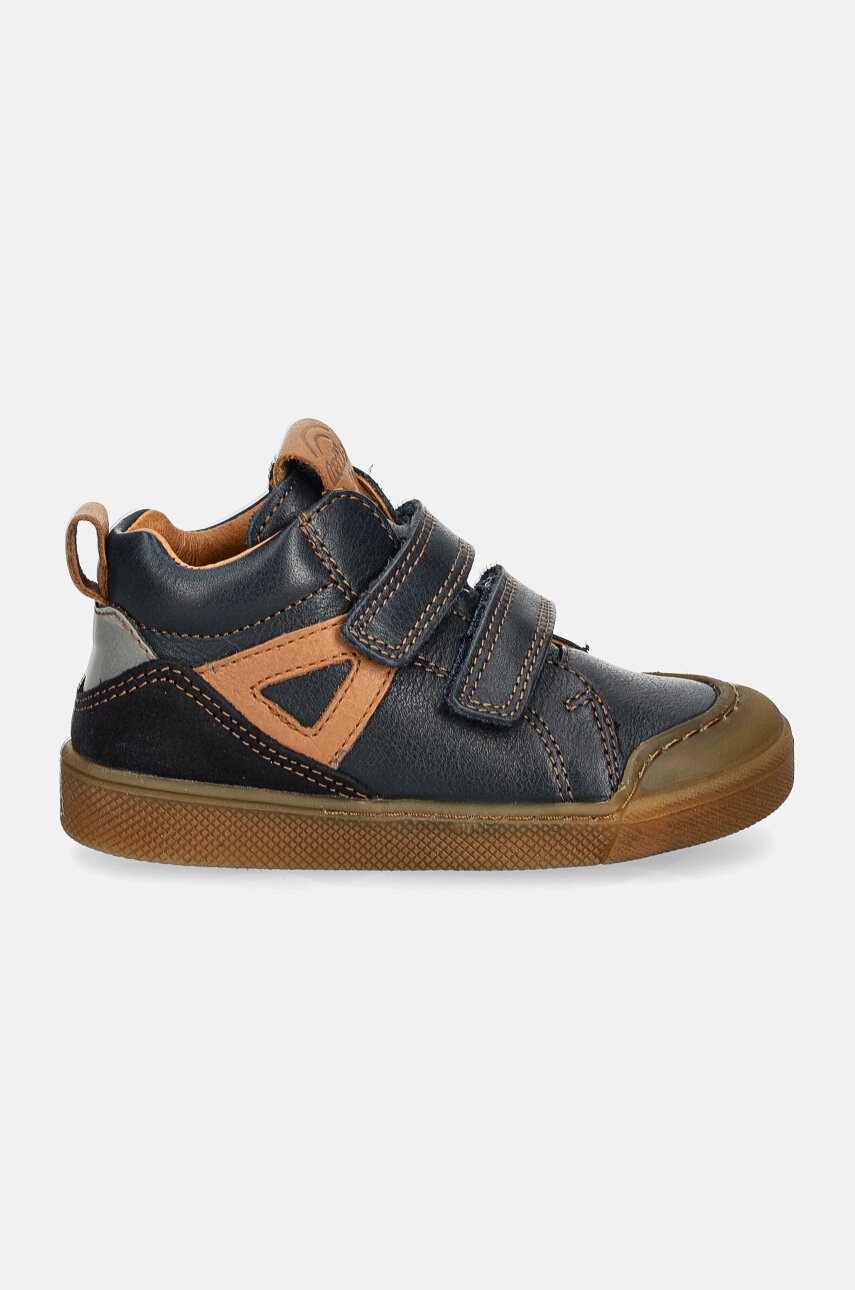 Детские кожаные полуботинки Froddo ROSARIO HIGH-TOP цвет синий G2110134