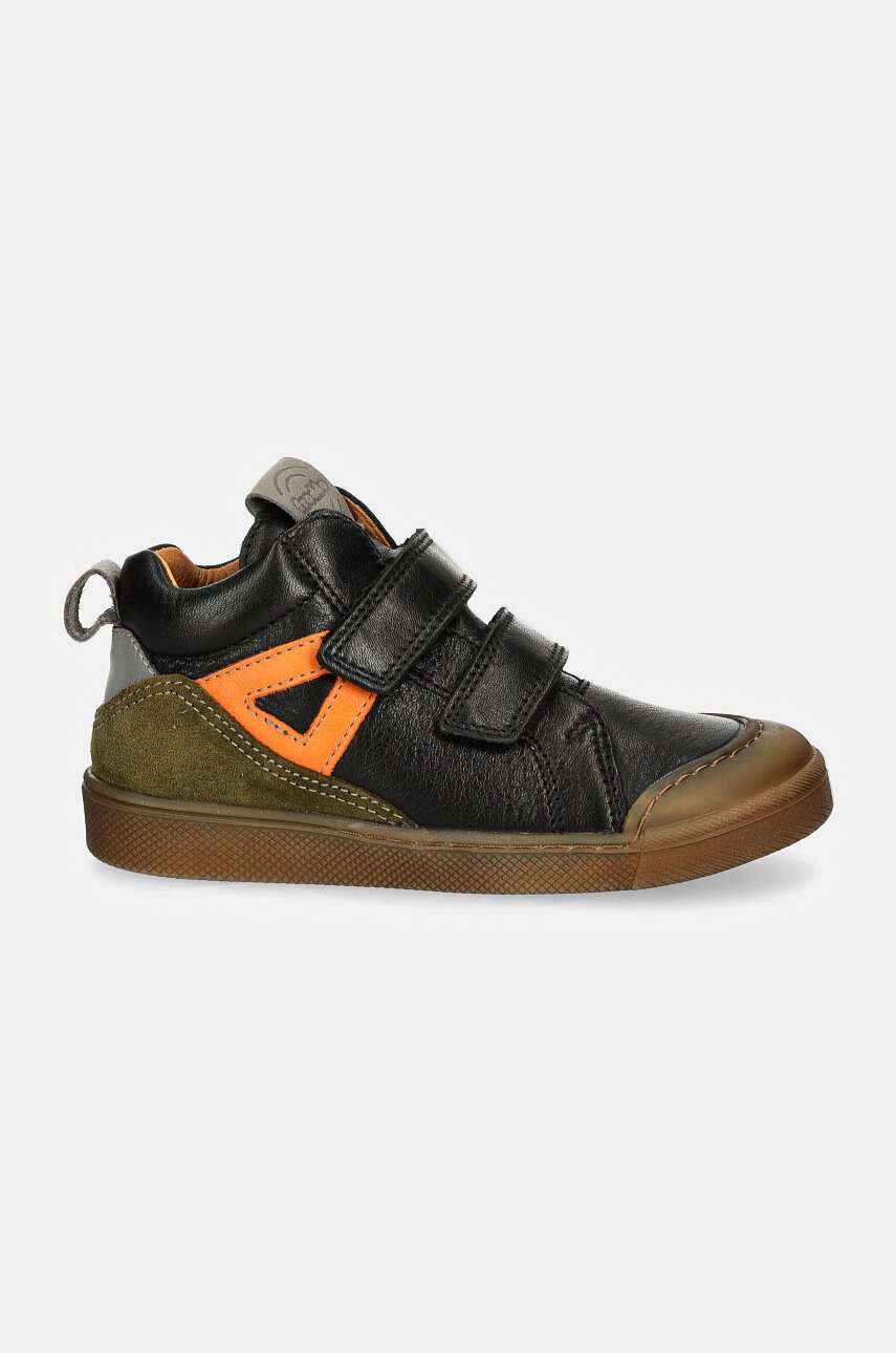 Детские кожаные полуботинки Froddo ROSARIO HIGH-TOP цвет чёрный G2110134