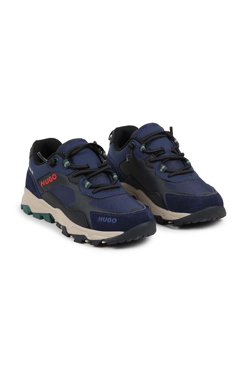 HUGO sneakers pentru copii culoarea albastru marin, G00252
