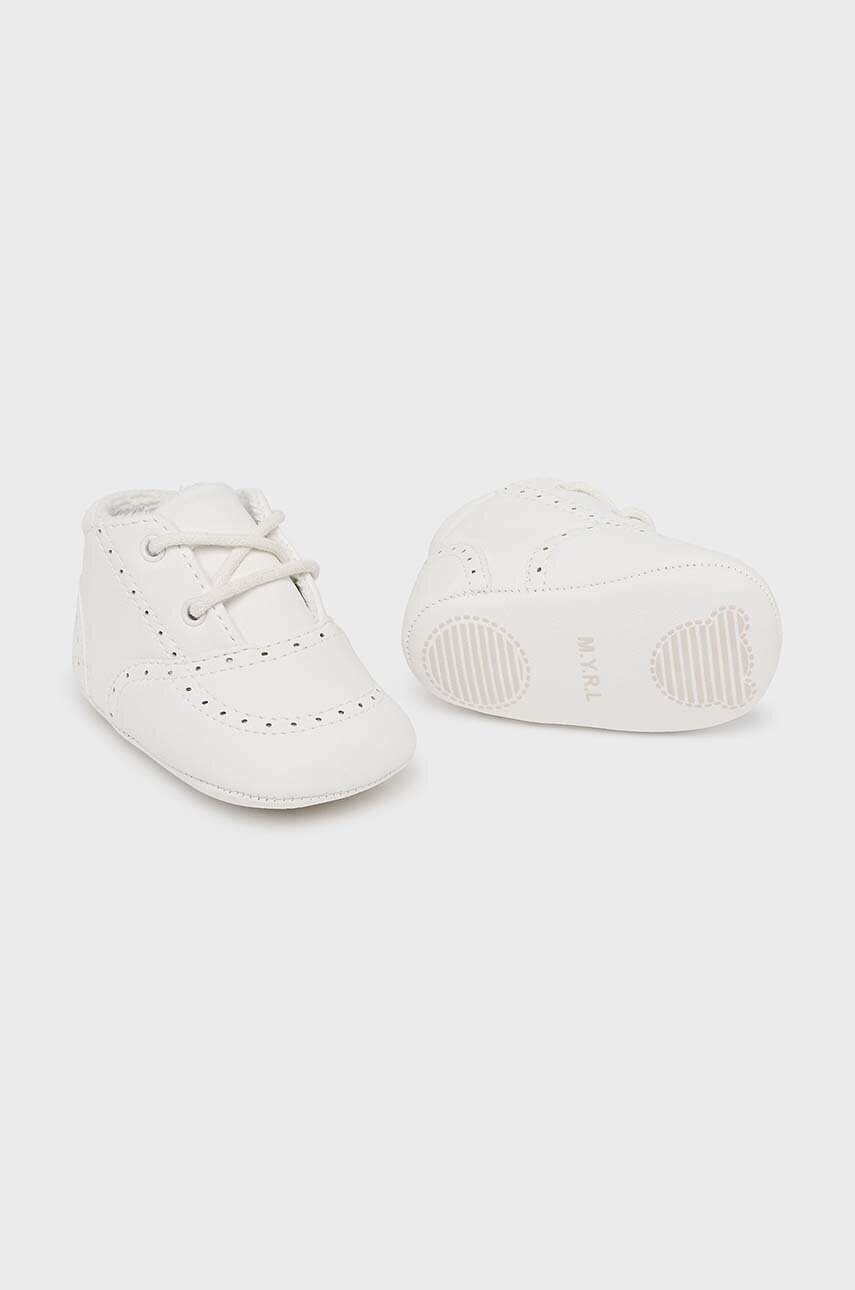 Mayoral Newborn pantofi pentru bebelusi culoarea bej, 9782