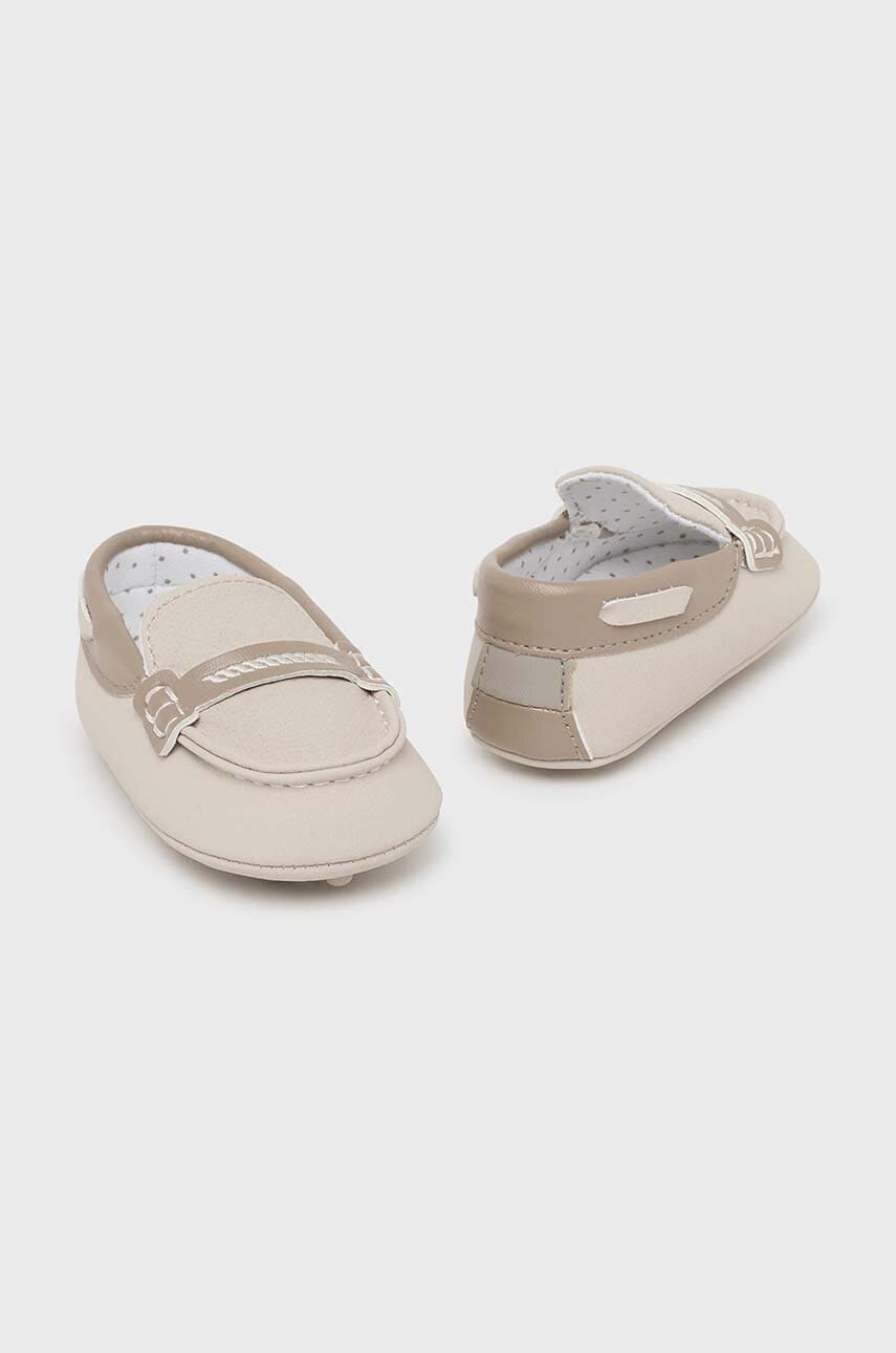 Mayoral Newborn pantofi pentru bebelusi culoarea bej, 9783