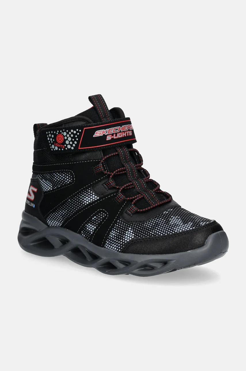 Skechers cizme de iarna pentru copii TWISTED-BRIGHTS culoarea negru, 400145L