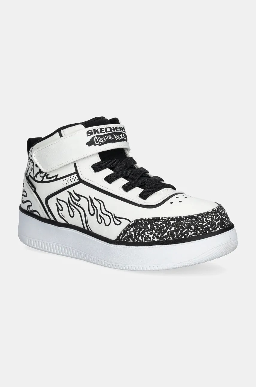 Skechers sneakers pentru copii SPORT COURT 92 culoarea alb, 403500L Skechers sneakers pentru copii SPORT COURT 92 culoarea alb, 403500L