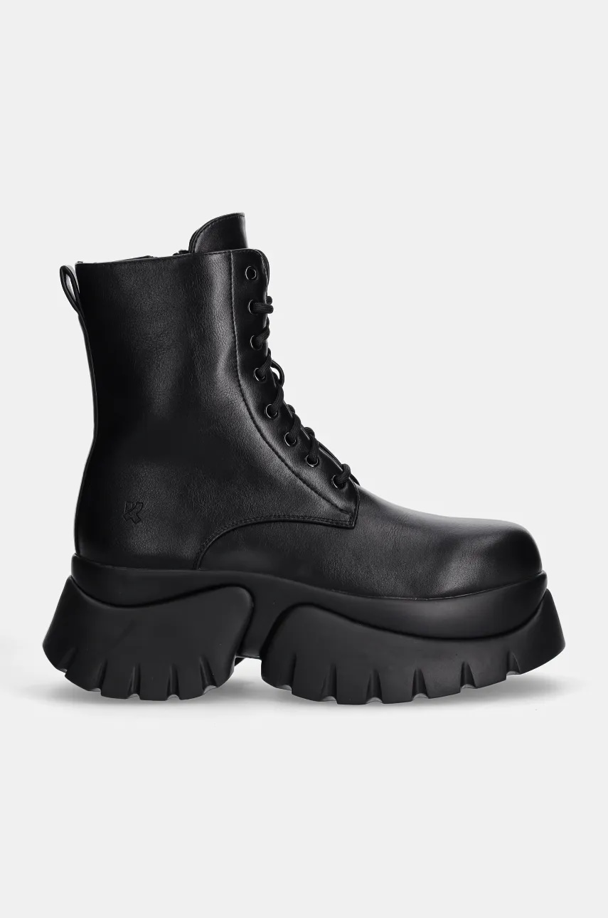 Полусапоги Koi Footwear женские цвет чёрный на платформе слегка утеплённый RANCOR Полусапоги Koi Footwear женские цвет чёрный на платформе слегка утеплённый RANCOR