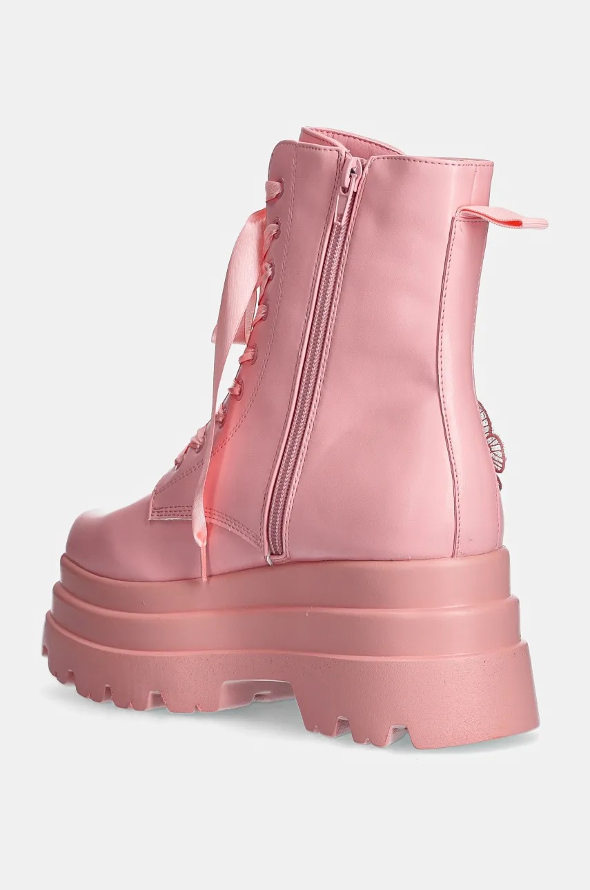 Μποτάκια εργασίας Koi Footwear χρώμα: ροζ, SWD-93 φωτογραφία