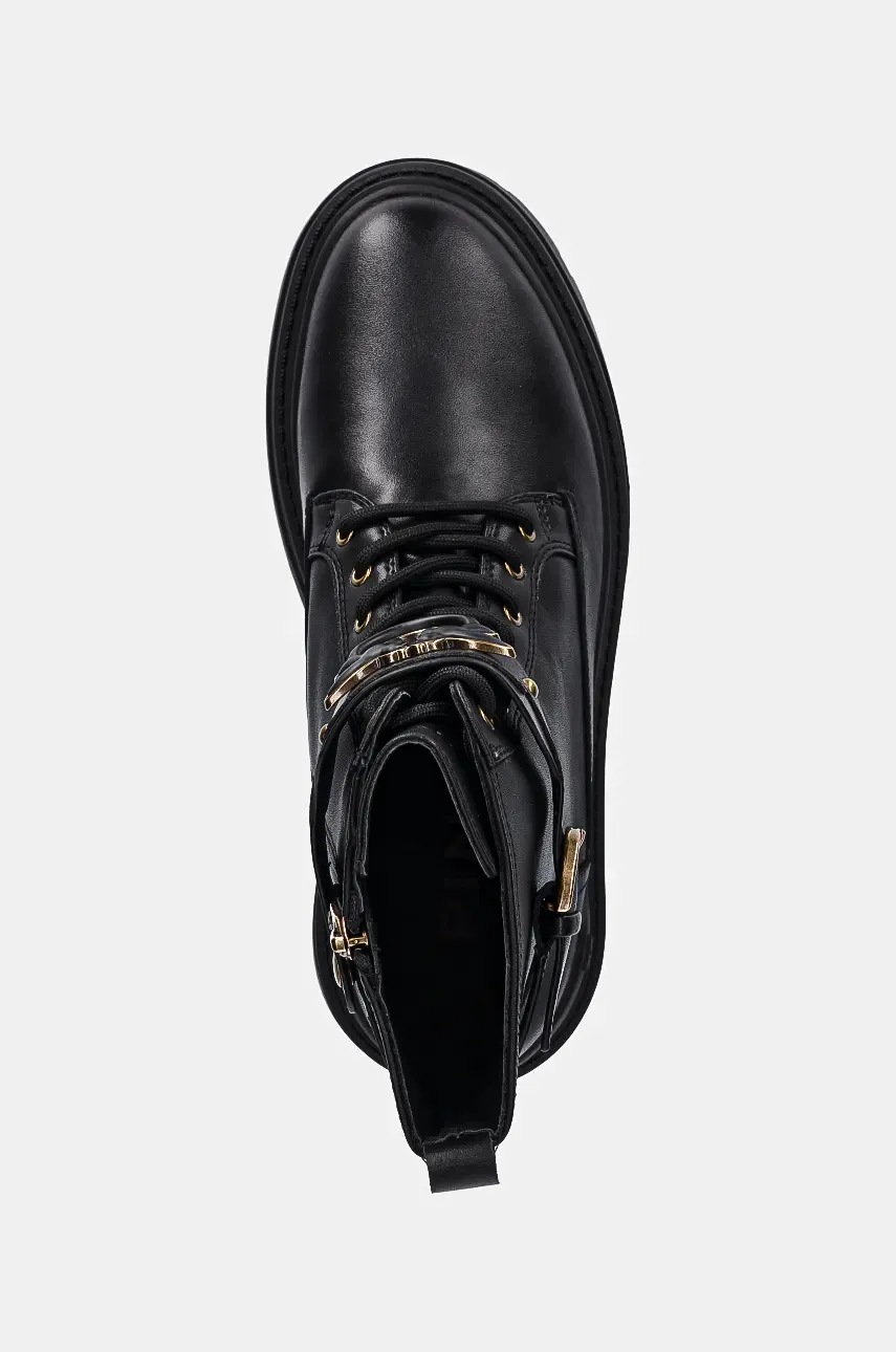 Μποτάκια εργασίας Pinko Mia χρώμα: μαύρο, SD0147 P001 Z99 φωτογραφία