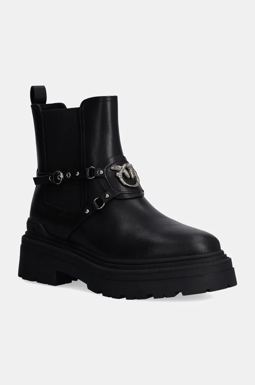 

Боти челси Pinko Mia в черно с платформа SD0143 P044 Z99, Черен