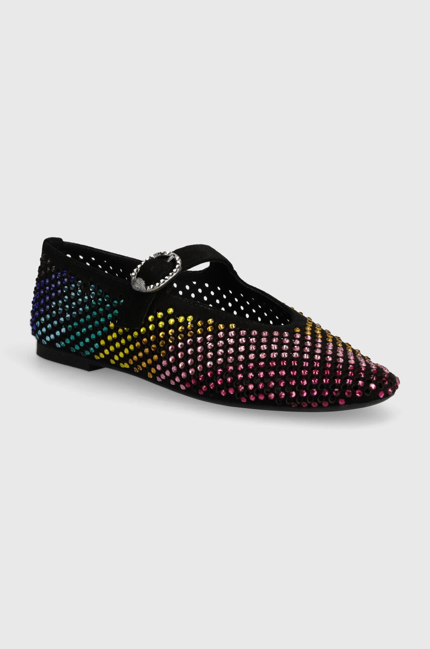 Kurt Geiger London balerini din piele intoarsa Mayfair Ballet Flat culoarea negru, 2656305209 Kurt Geiger London balerini din piele intoarsa Mayfair Ballet Flat culoarea negru, 2656305209