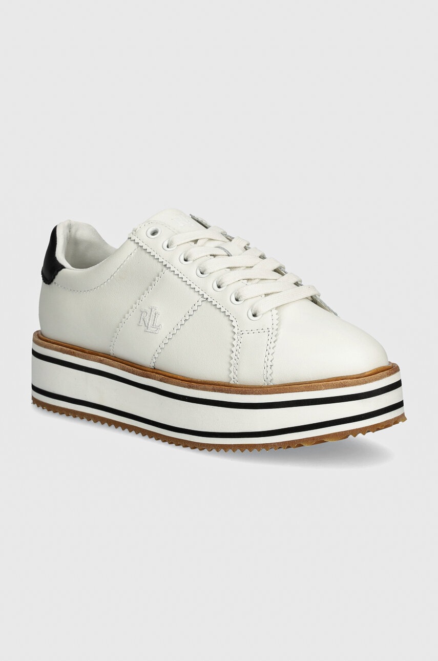 

Маратонки Lauren Ralph Lauren Amelia в бяло 802943022001, Бял