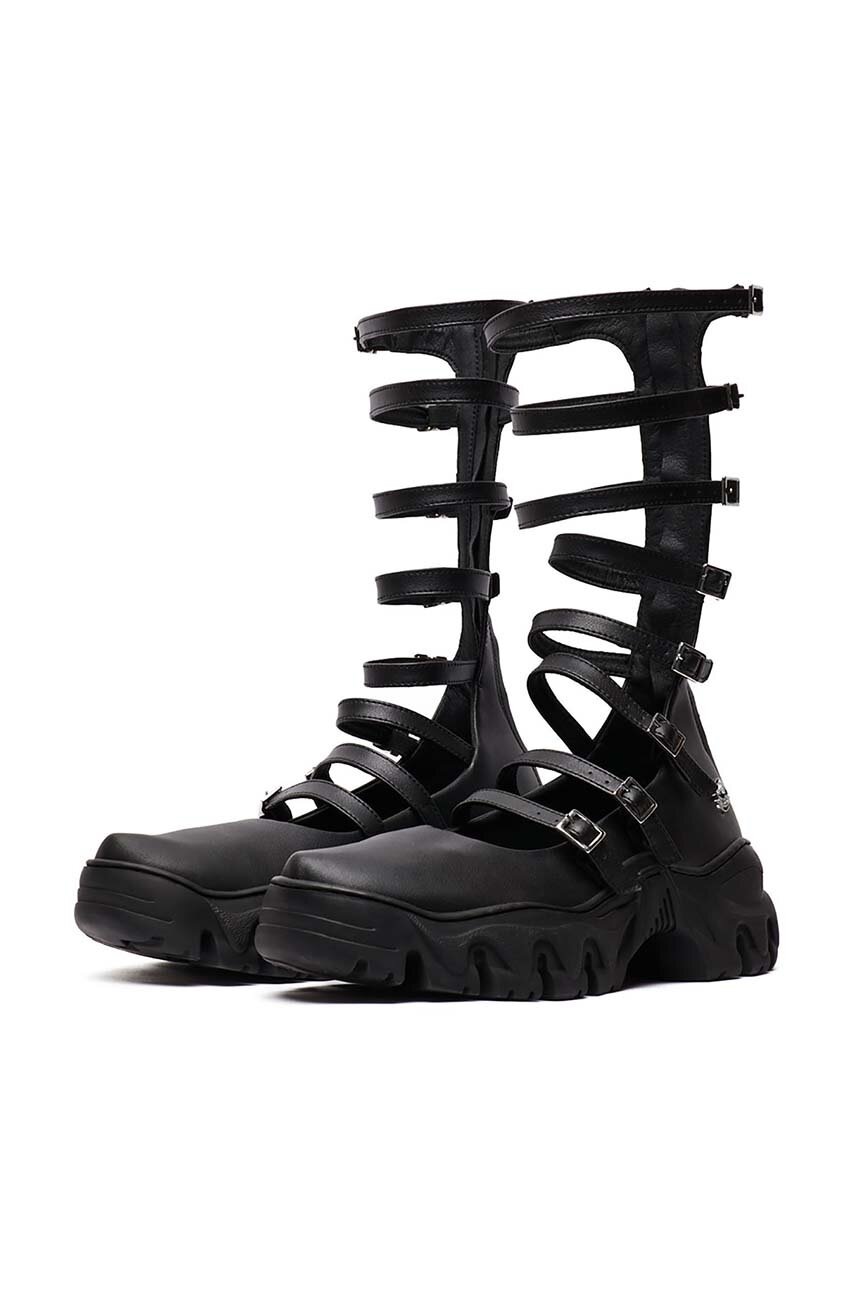 Μπαλαρίνες Rombaut BOCCACCIO II MJ HIGH χρώμα: μαύρο, W23-B-034 φωτογραφία