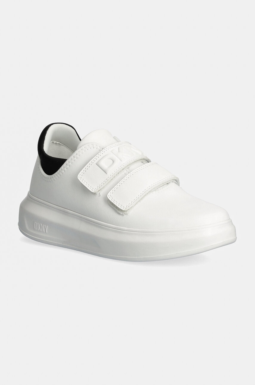 Dkny sneakers Jamiah culoarea alb, K3422734 Dkny sneakers Jamiah culoarea alb, K3422734