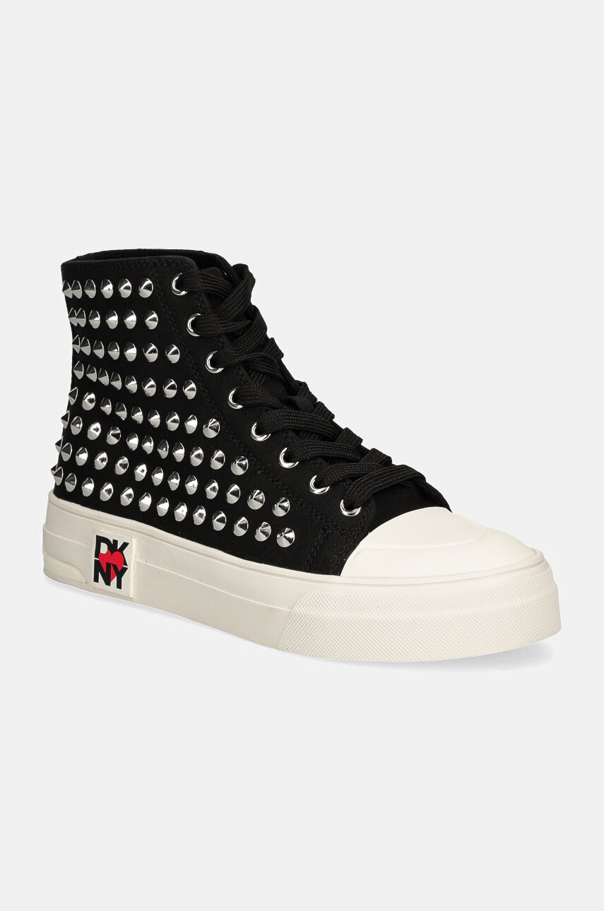 Dkny tenisi Louisa Studs femei, culoarea negru, K2465213