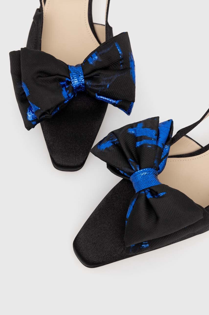 Γόβες Custommade Anita χρώμα: μαύρο, 000404090.993 φωτογραφία