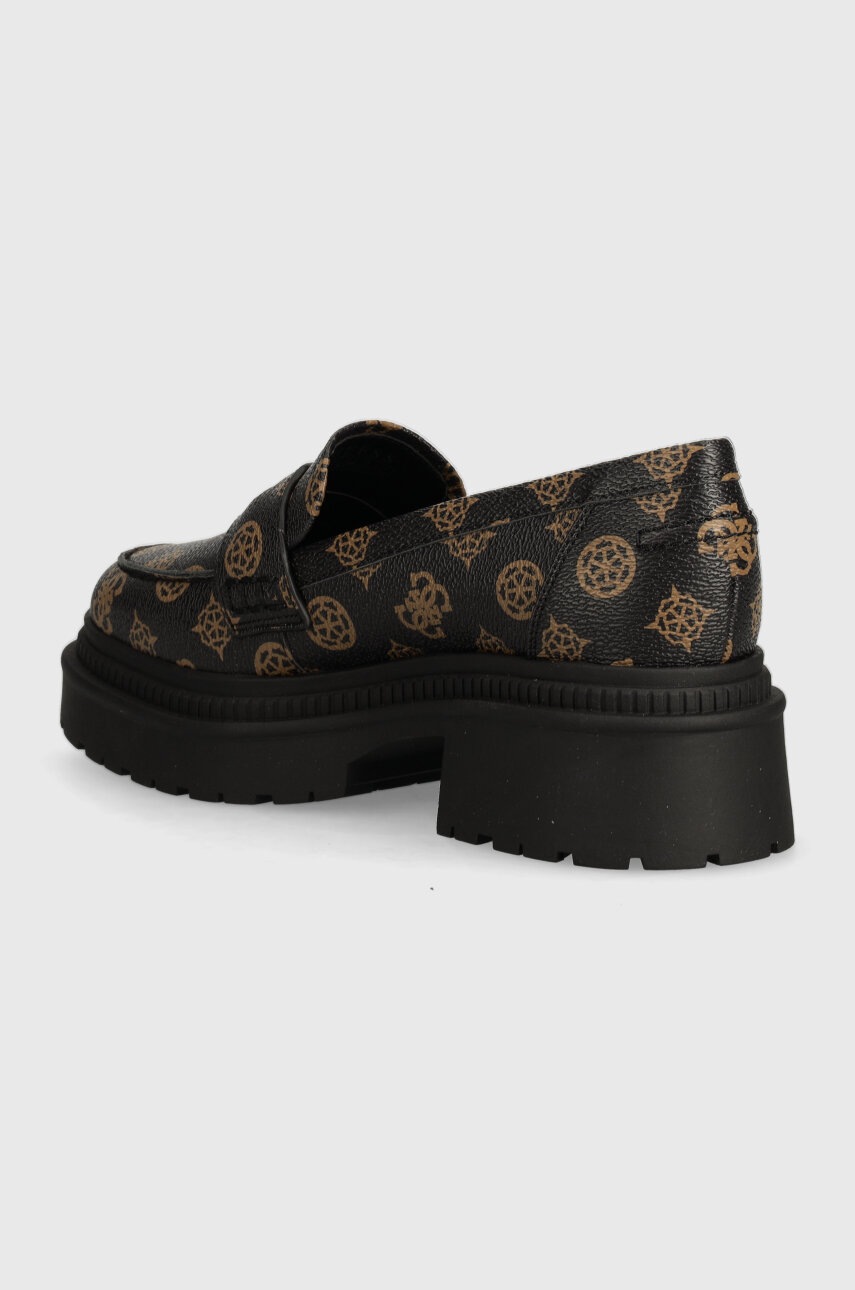 Мокасини Guess FINDA2 жіночі колір коричневий на платформі FLTFI2 FAL14 