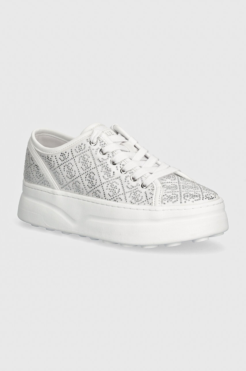 

Маратонки Guess QUEENY в бяло FLTQEN FAL12, Бял