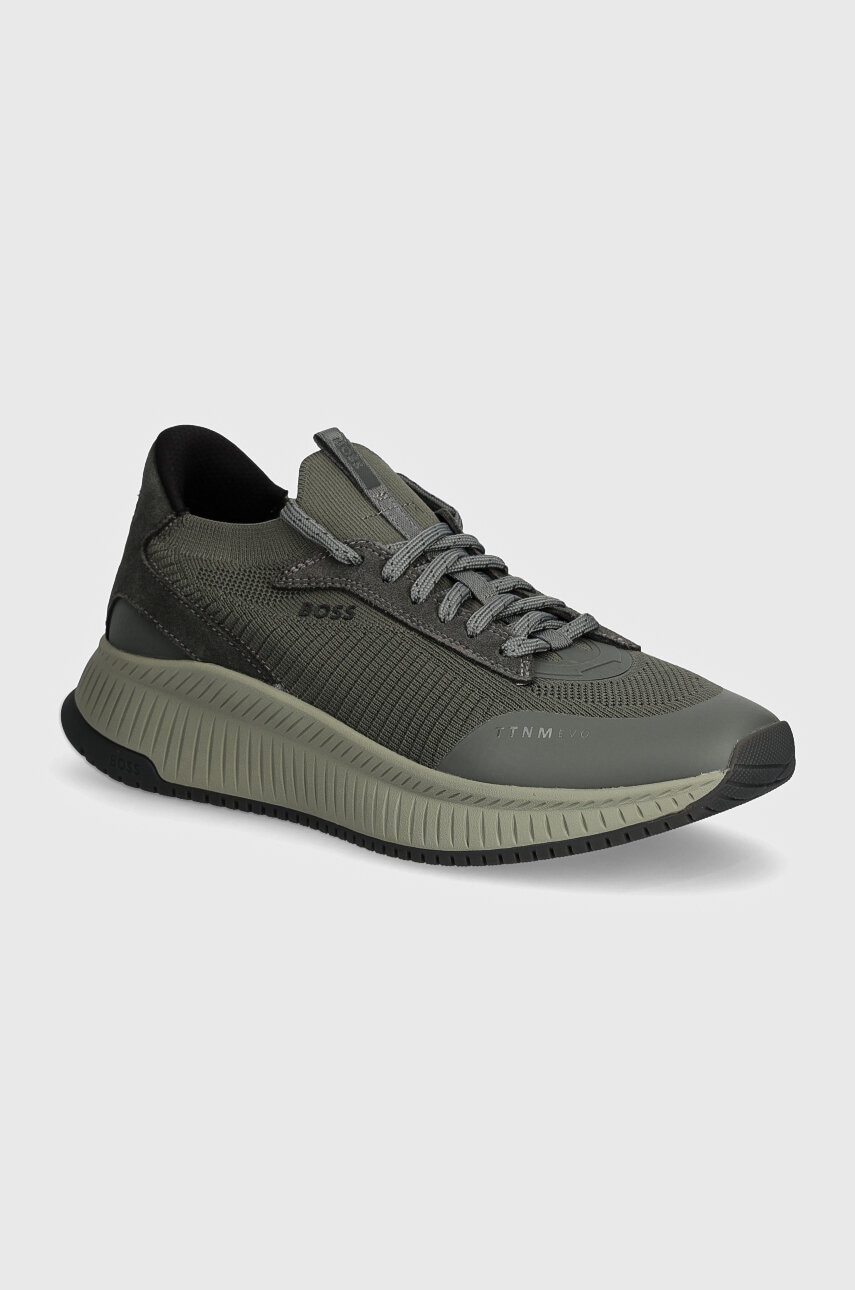 BOSS sneakers Mono culoarea gri, 50523113