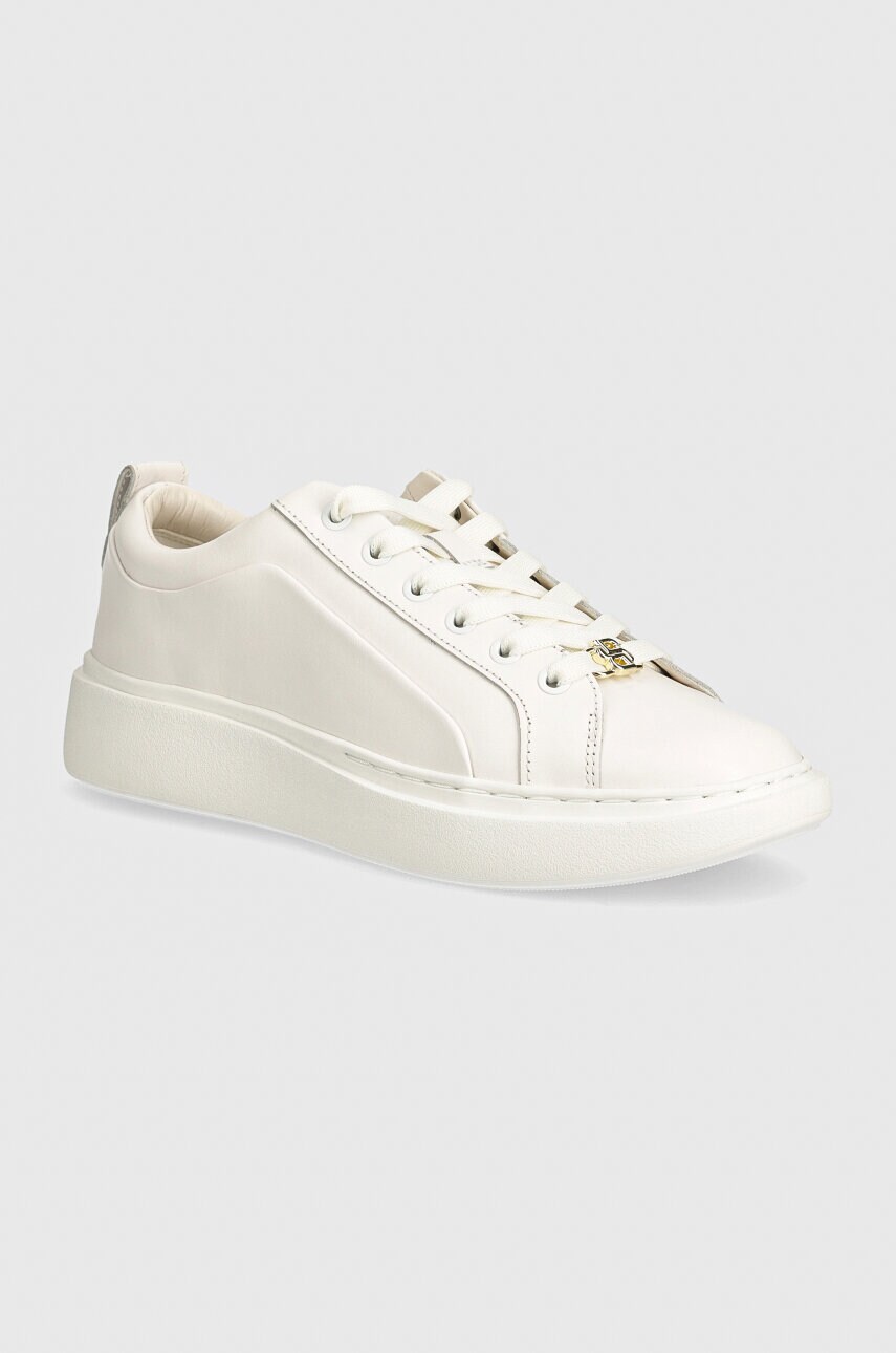 BOSS sneakers din piele Amber culoarea alb, 50522947