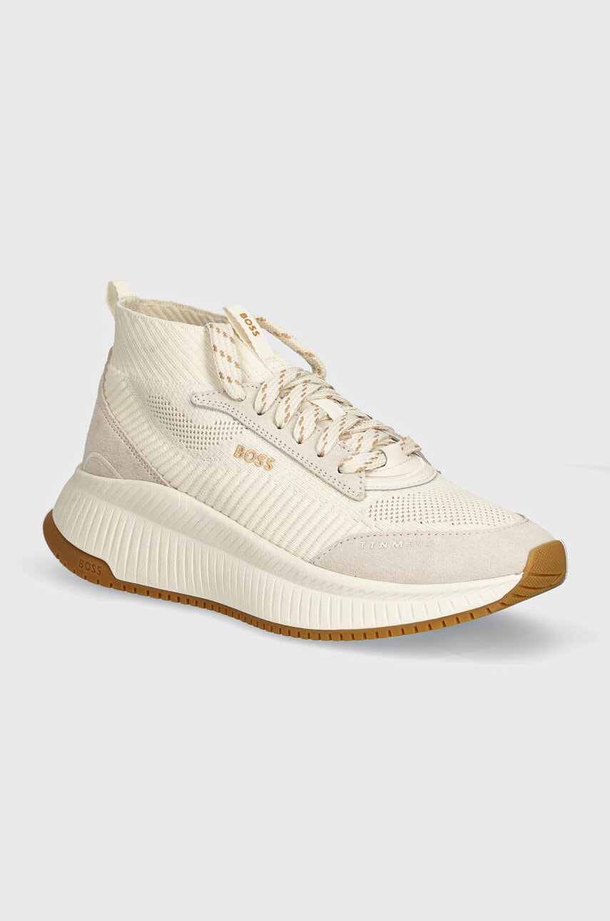 BOSS sneakers TTNM EVO culoarea bej, 50523933 BOSS sneakers TTNM EVO culoarea bej, 50523933