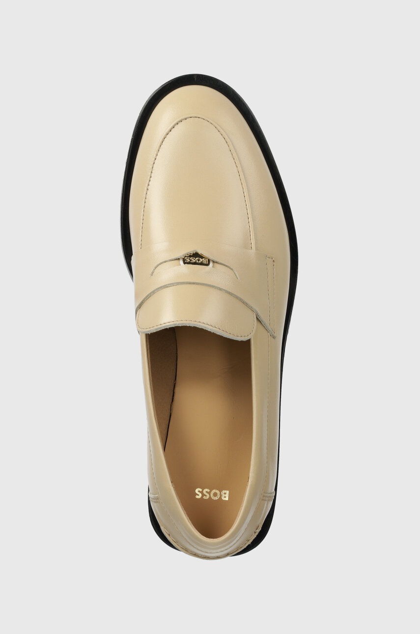 Kožené mokasíny BOSS Iryna (obrázek 4)