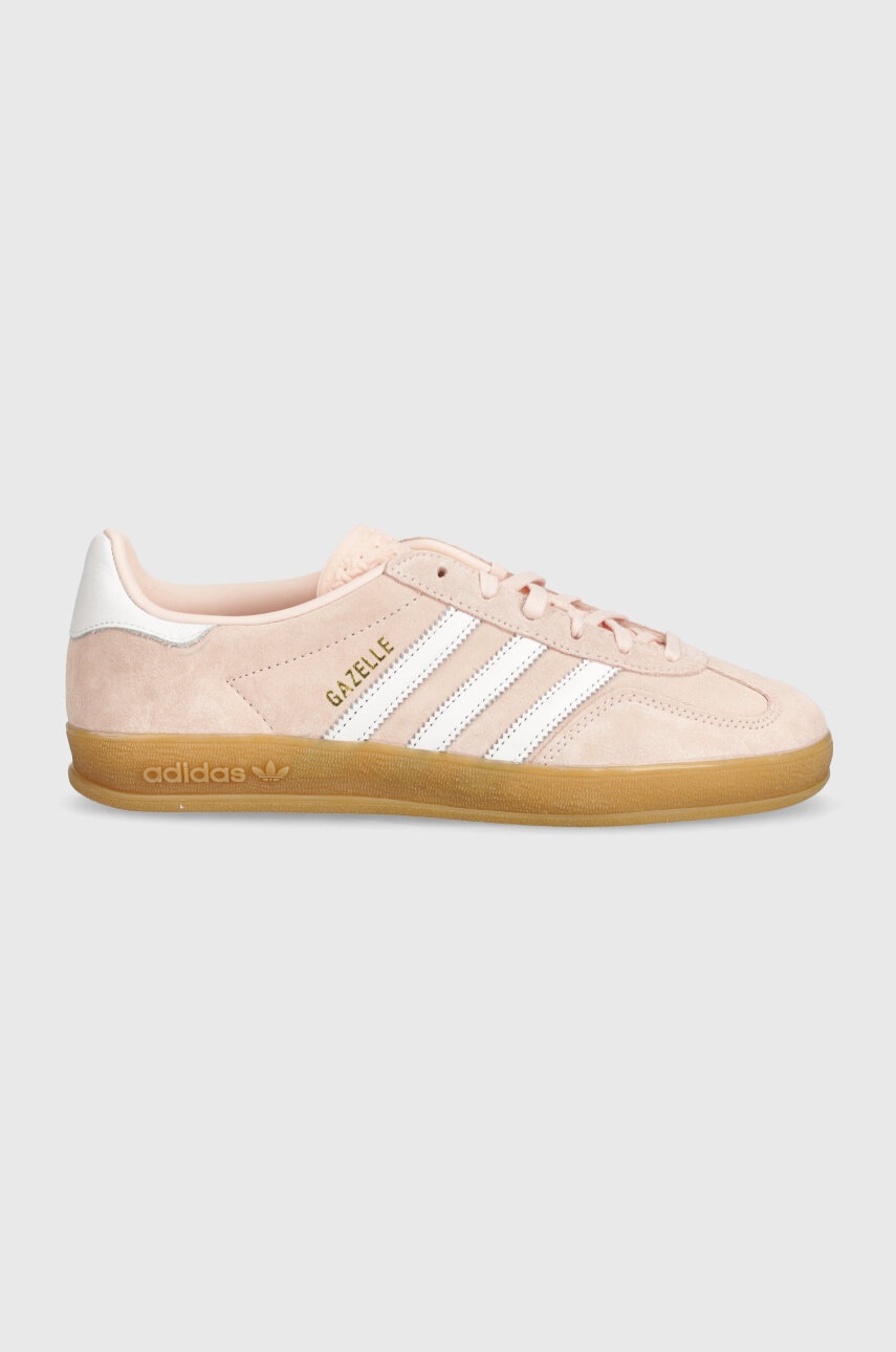 Σουέτ αθλητικά παπούτσια adidas Originals Gazelle Indoor χρώμα: ροζ, IH5484 φωτογραφία