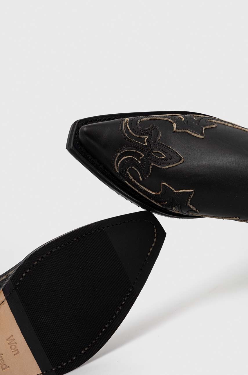 Καουμπόικες μπότες Won Hundred Bogota χρώμα: μαύρο, 2610.18030 φωτογραφία