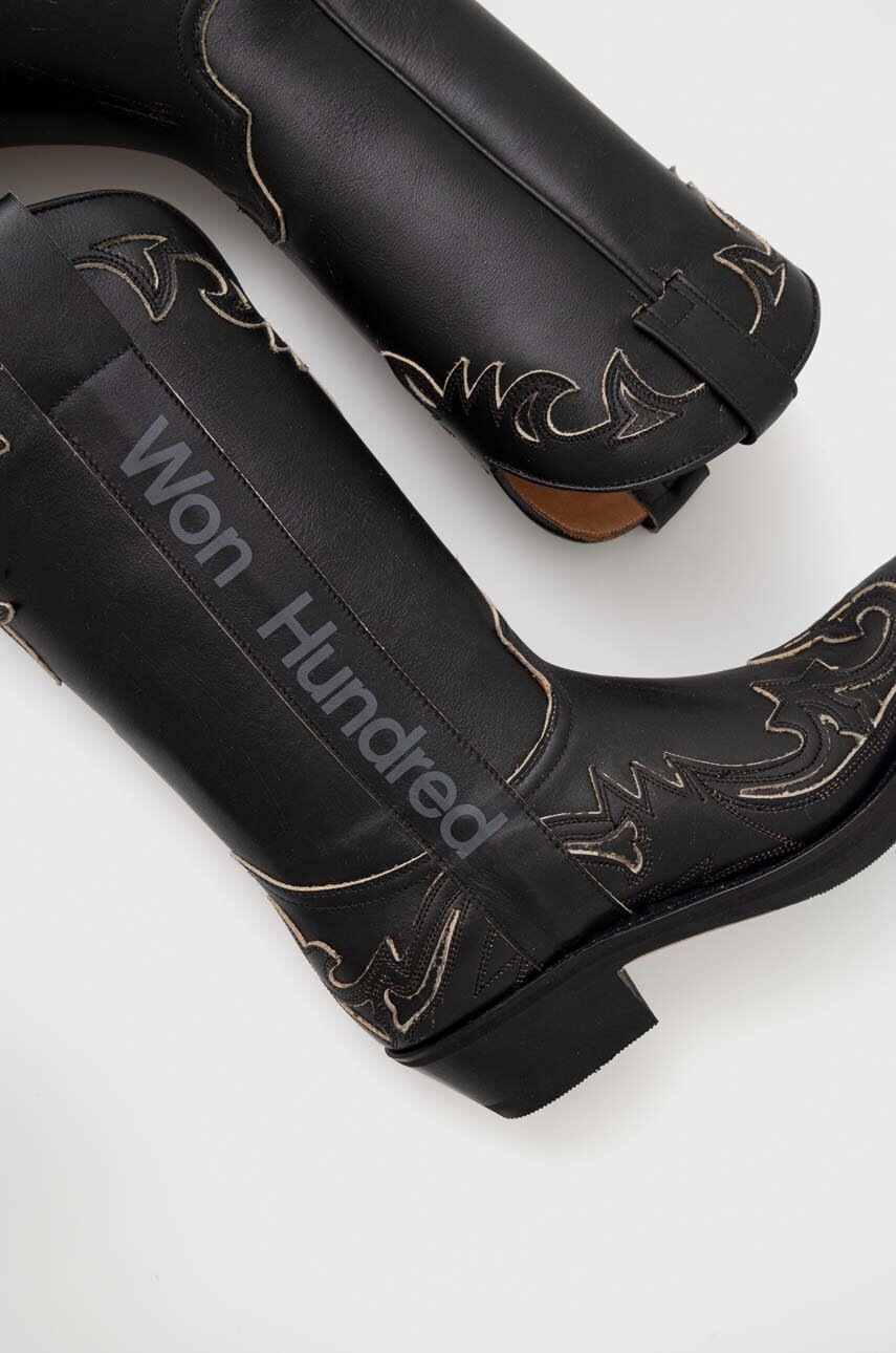 Καουμπόικες μπότες Won Hundred Bogota χρώμα: μαύρο, 2610.18030 φωτογραφία