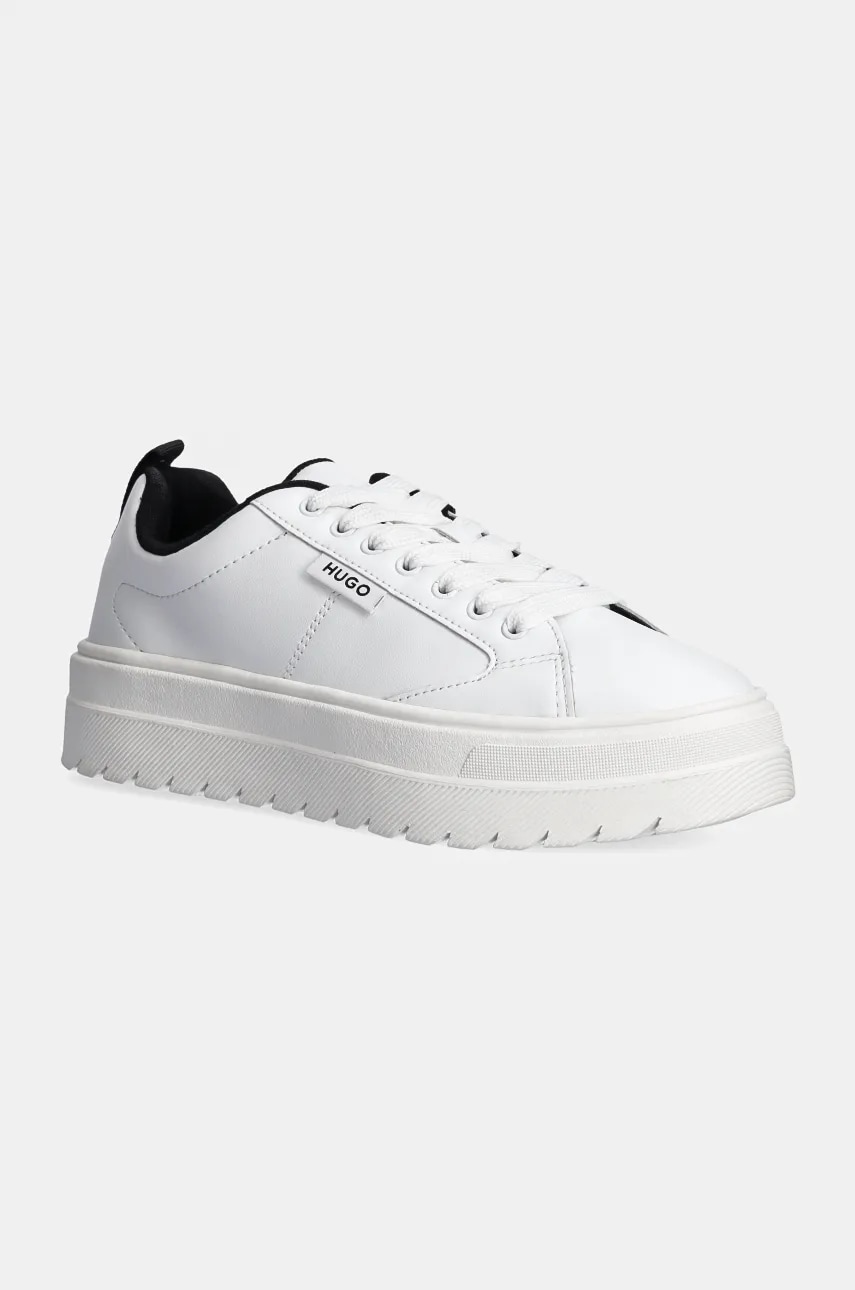 HUGO sneakers Lyssa culoarea alb, 50520718