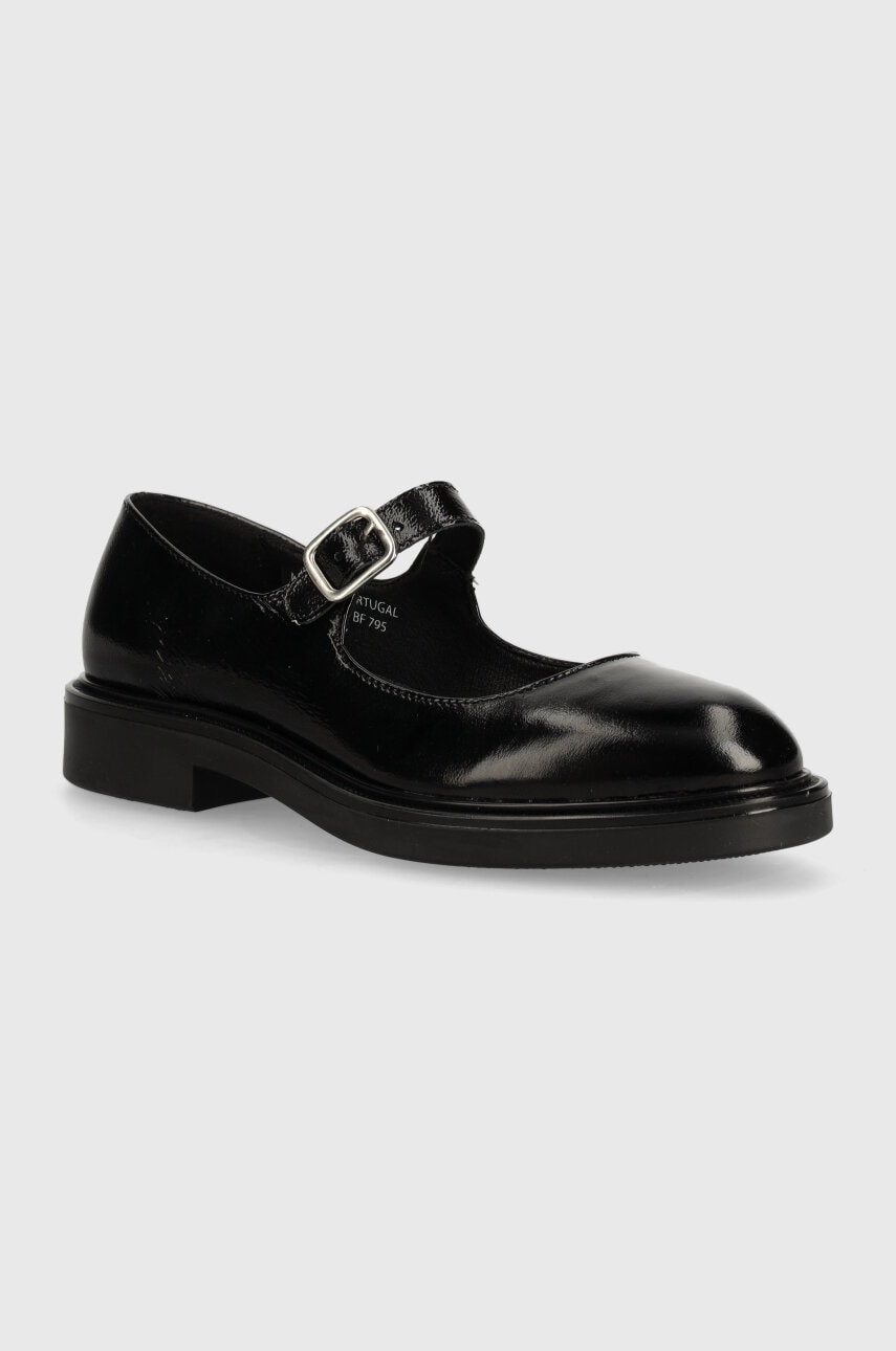 Bianco pantofi de piele BIAADDA femei, culoarea negru, cu toc plat, 11251295 Bianco pantofi de piele BIAADDA femei, culoarea negru, cu toc plat, 11251295
