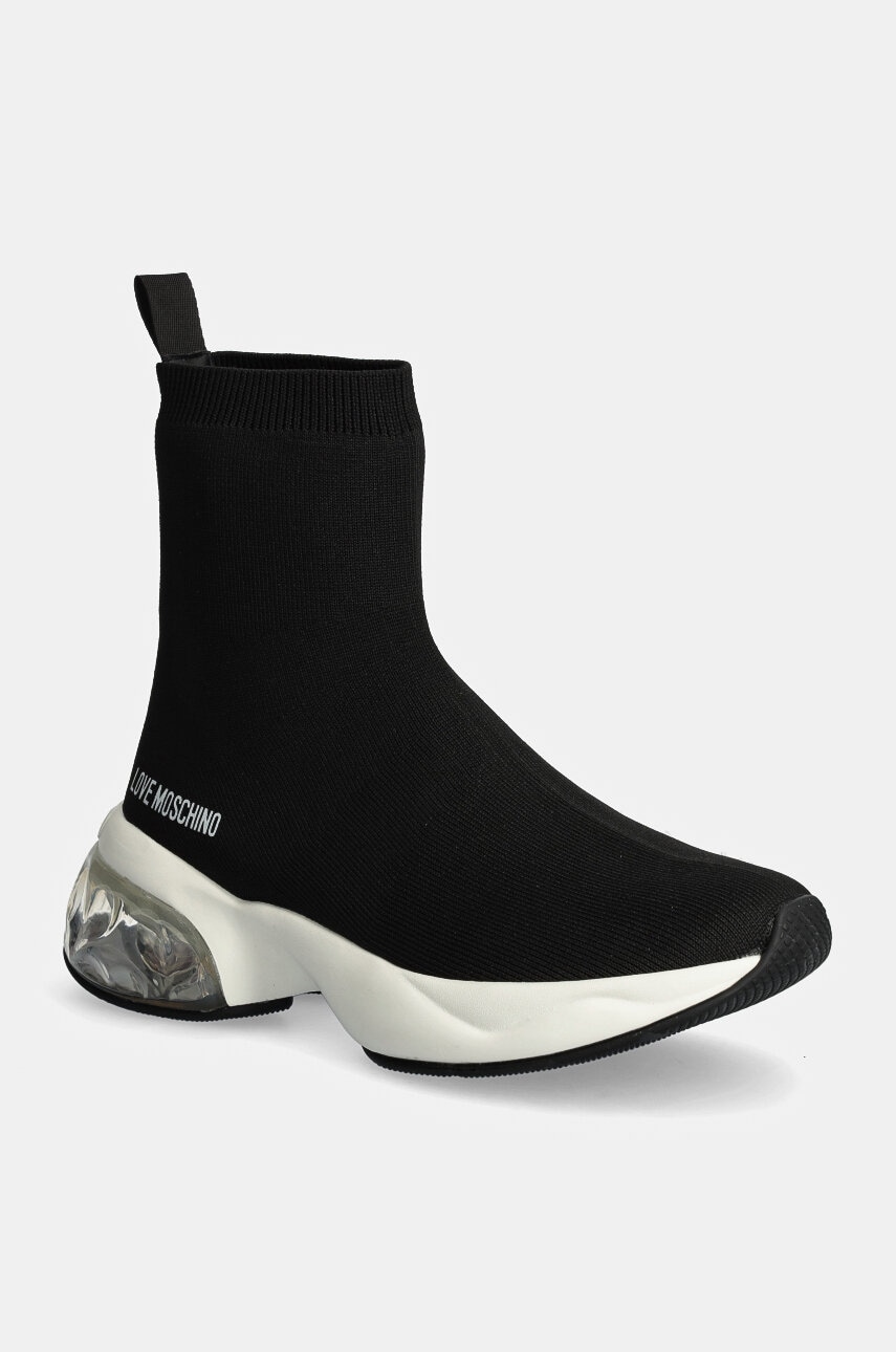 Love Moschino sneakers culoarea negru, JA15286G1LIYA000