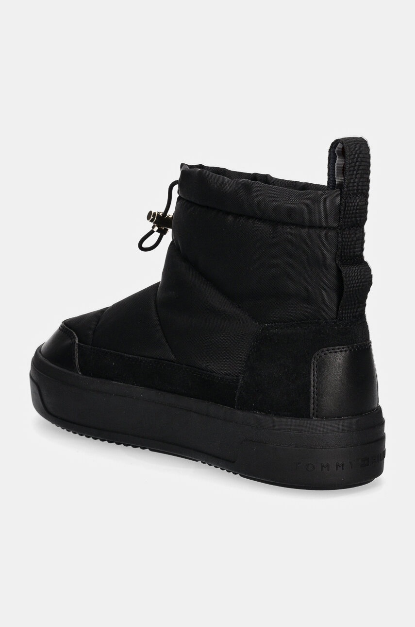 Зимові чоботи Tommy Hilfiger FLAG NYLON MINI SNOWBOOT колір чорний FW0FW08334 