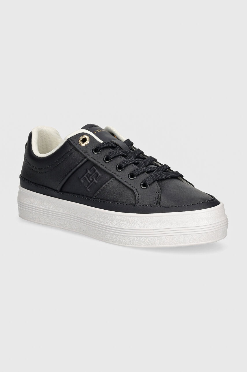 

Кожени маратонки Tommy Hilfiger ESSENTIAL VULC SNEAKER MONOGRAM в тъмносиньо FW0FW07945, Тъмносин