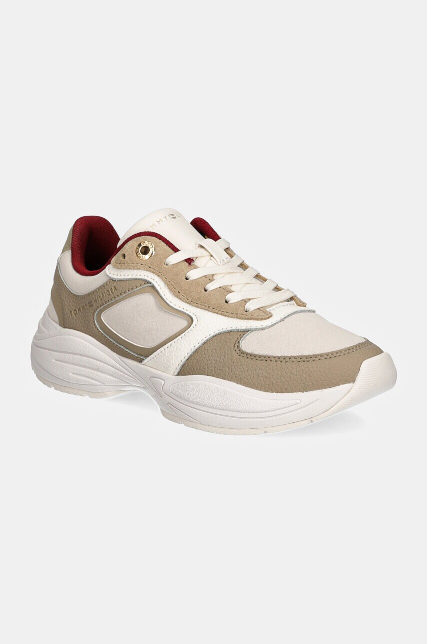 

Кожени маратонки Tommy Hilfiger CHUNKY RUNNER в бежово FW0FW08130, Бежов
