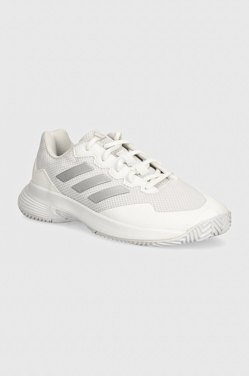 adidas Performance pantofi de antrenament GameCourt 2 culoarea alb, HQ8476