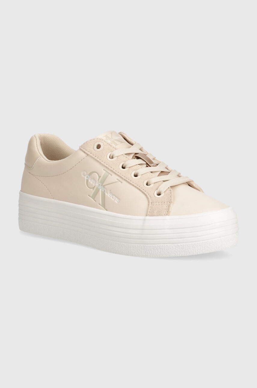 

Маратонки Calvin Klein Jeans BOLD VULC FLATF LOW MIX ML MTR в бежово YW0YW01492, Бежов