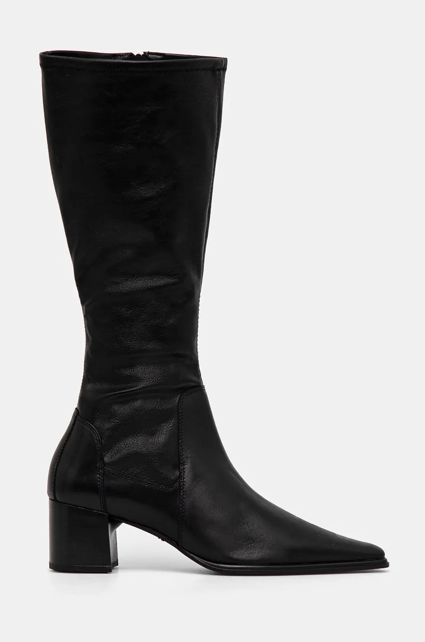 Сапоги Vagabond Shoemakers GISELLE женские цвет чёрный каблук кирпичик 5754-002-20