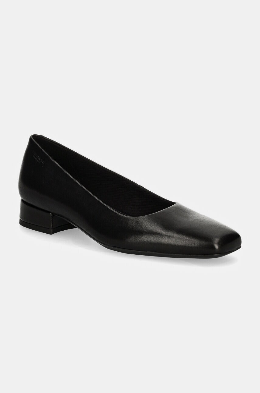 Vagabond Shoemakers balerini de piele DEBBI culoarea negru, 5818-001-20
