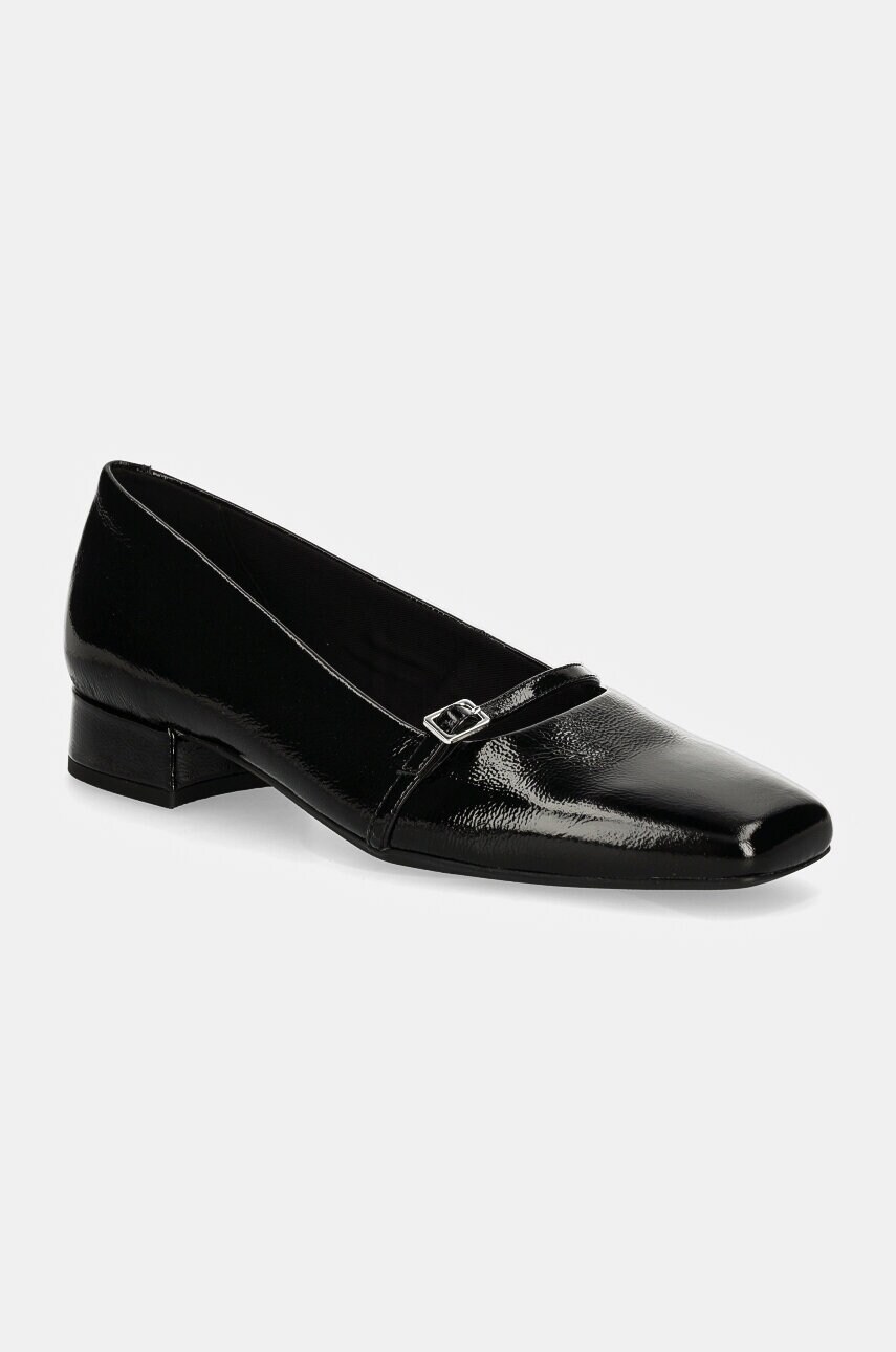 Vagabond Shoemakers balerini de piele DEBBI culoarea negru, 5818-160-20